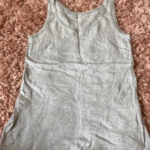 Loft gray simple tank
